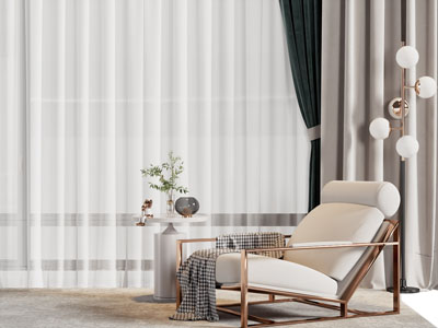 现代轻奢躺椅 落地灯