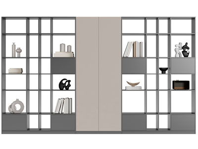 现代开放式装饰柜 书柜