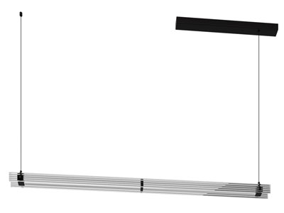 现代长方形吊灯