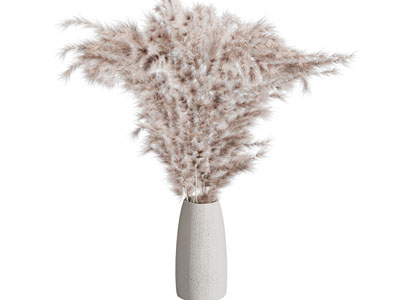 现代陶艺花瓶花卉