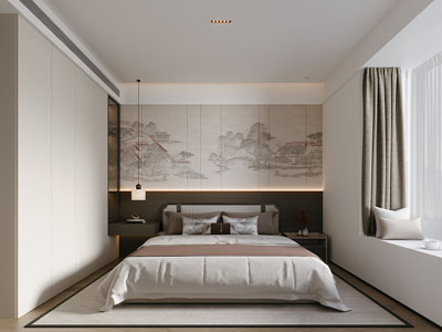 新中式卧室