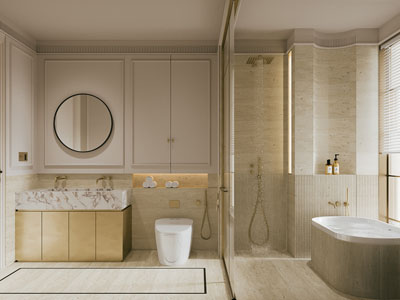 现代卫浴间 洗手间