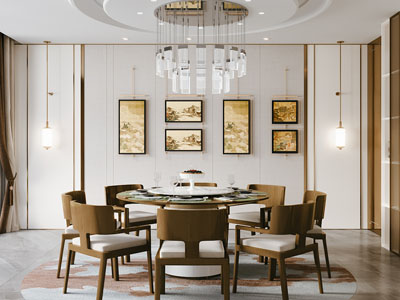 现代中古风餐厅
