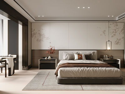 新中式卧室