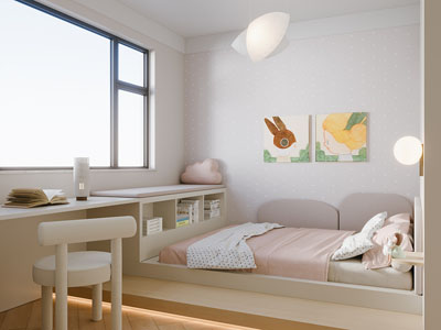 现代榻榻米卧室 儿童房