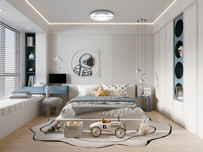 现代卧室 儿童房