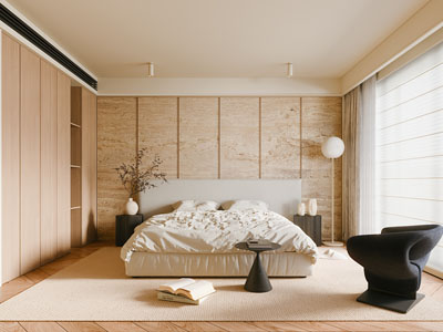侘寂风卧室