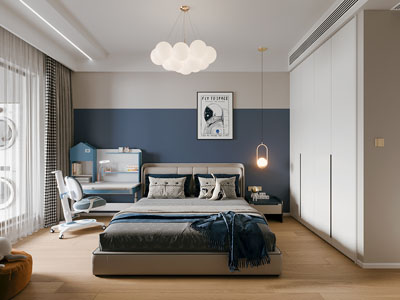 现代卧室 儿童房