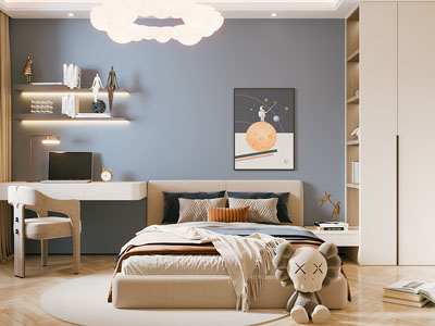 现代卧室 儿童房