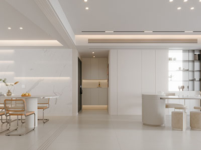 现代奶油风餐厅