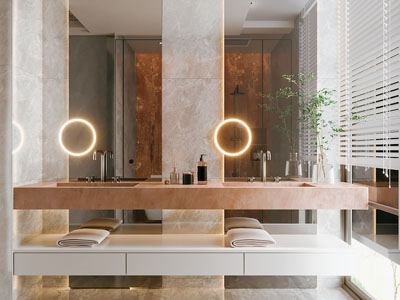 现代洗手台 镜柜 浴室柜