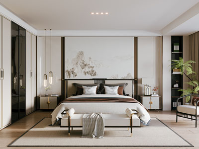 新中式卧室