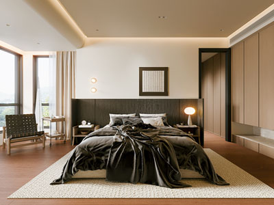 侘寂风卧室