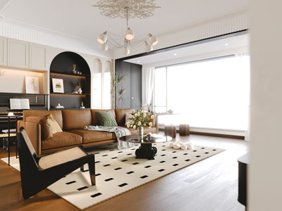 法式中古风客厅3d模型 法式中古风客厅