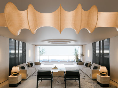 侘寂风客厅3d模型 侘寂风客厅