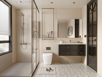 现代卫浴间 洗手间