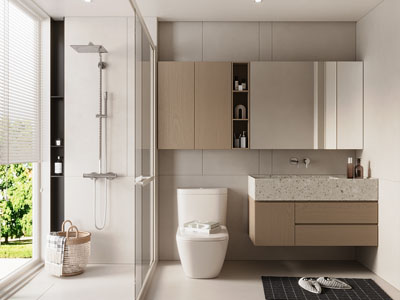 现代卫浴间 洗手间