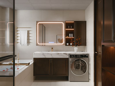 现代中古卫浴间 洗手间