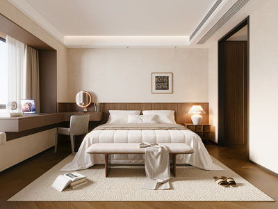 现代中古风卧室