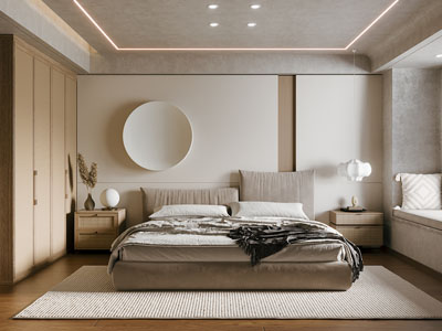侘寂风卧室