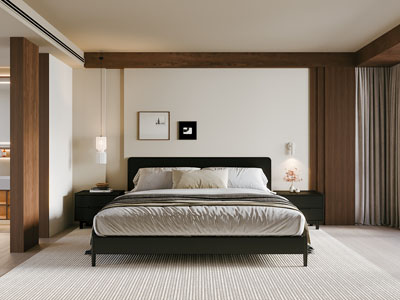 现代中古风卧室