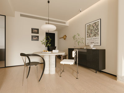 现代餐厅3d模型 现代餐厅