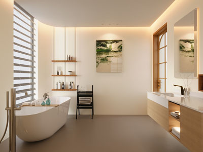 现代卫浴间 洗手间