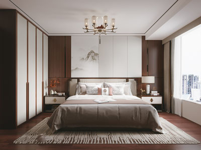 新中式卧室