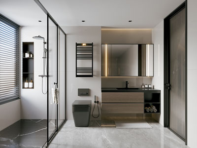 现代卫浴间 洗手间