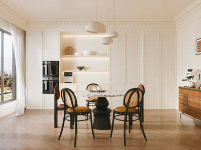 北欧中古餐厅3d模型 北欧中古餐厅