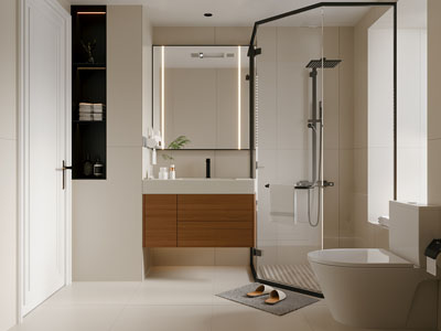 现代卫浴间 洗手间