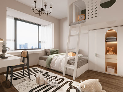 现代卧室 儿童房