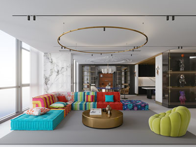 现代多巴胺客厅