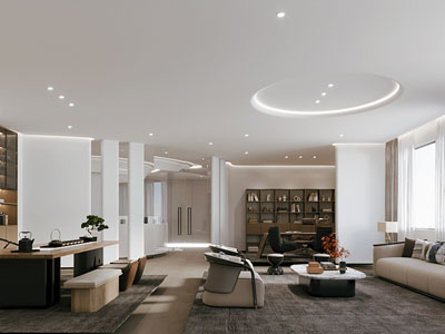 新中式董事长 总经理办公室