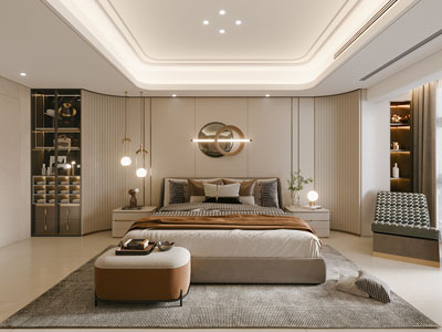 新中式卧室