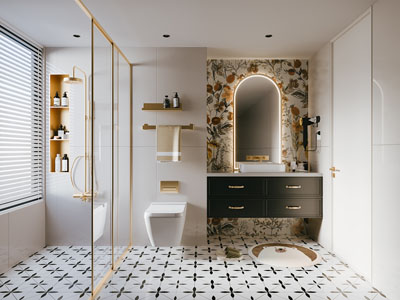 现代轻奢卫浴间 洗手间