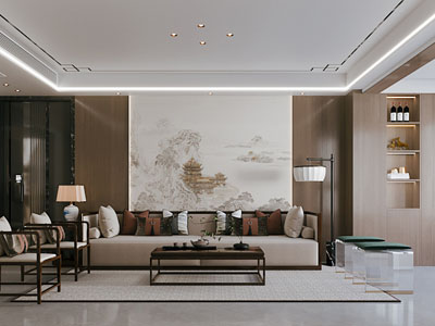 新中式客厅