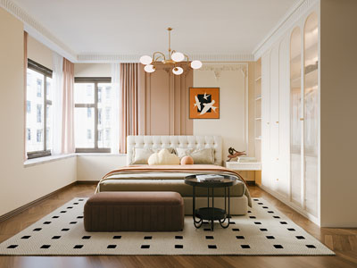 现代轻奢卧室