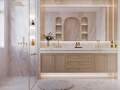 现代轻奢卫浴间 洗手间