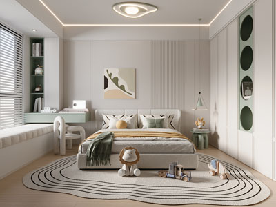 现代卧室 儿童房