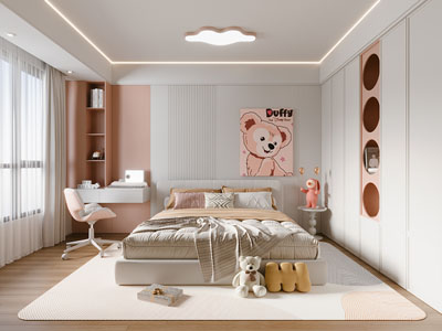 现代卧室 儿童房