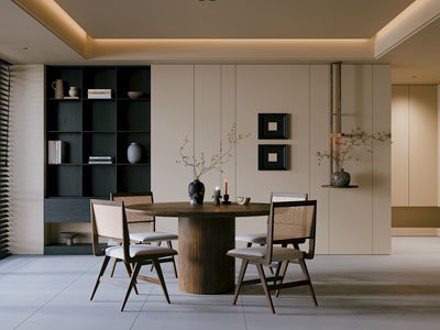 现代中古风餐厅