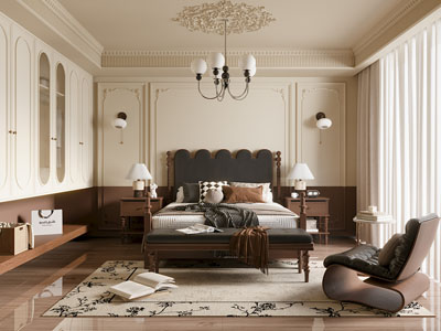 法式中古风卧室
