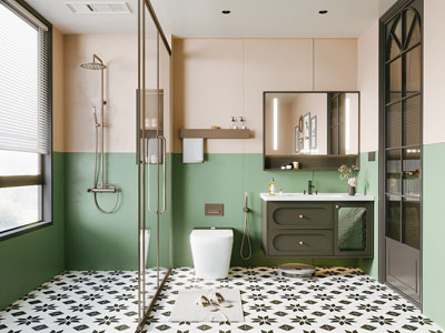 法式卫浴间 洗手间