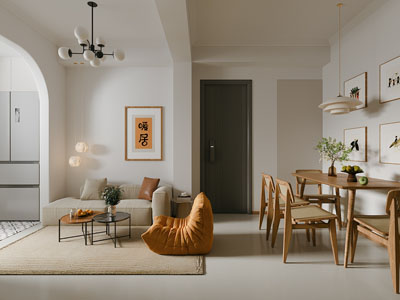 北欧客厅餐厅