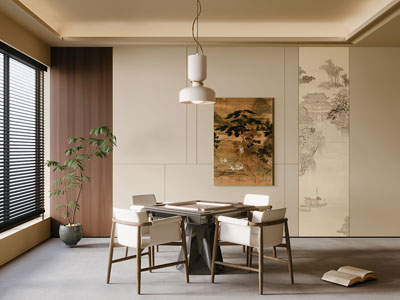 新中式棋牌室 娱乐休闲室