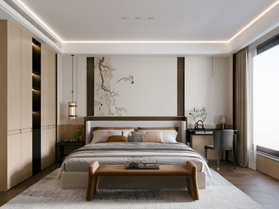 新中式卧室