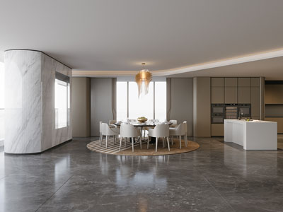 现代餐厅3d模型 现代餐厅