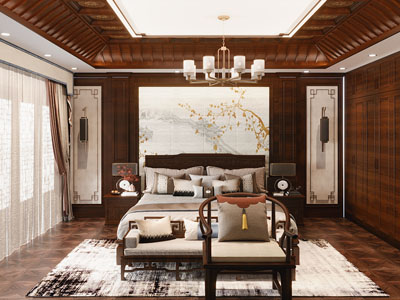新中式卧室