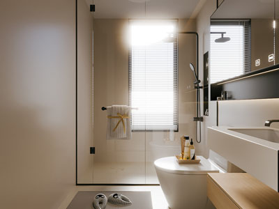 现代卫浴间 洗手间